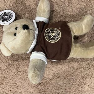 Starbucks Bearista Pike Place Barista Cream and Brown Bear with Apron-2001
